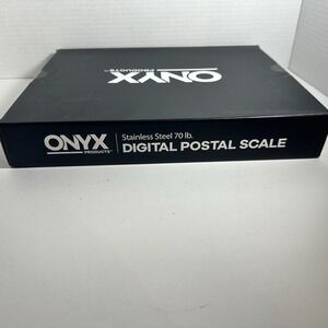 ONYX Stainless Steel 70lb Digital Postal Scale Sealed Brand New in Original Box